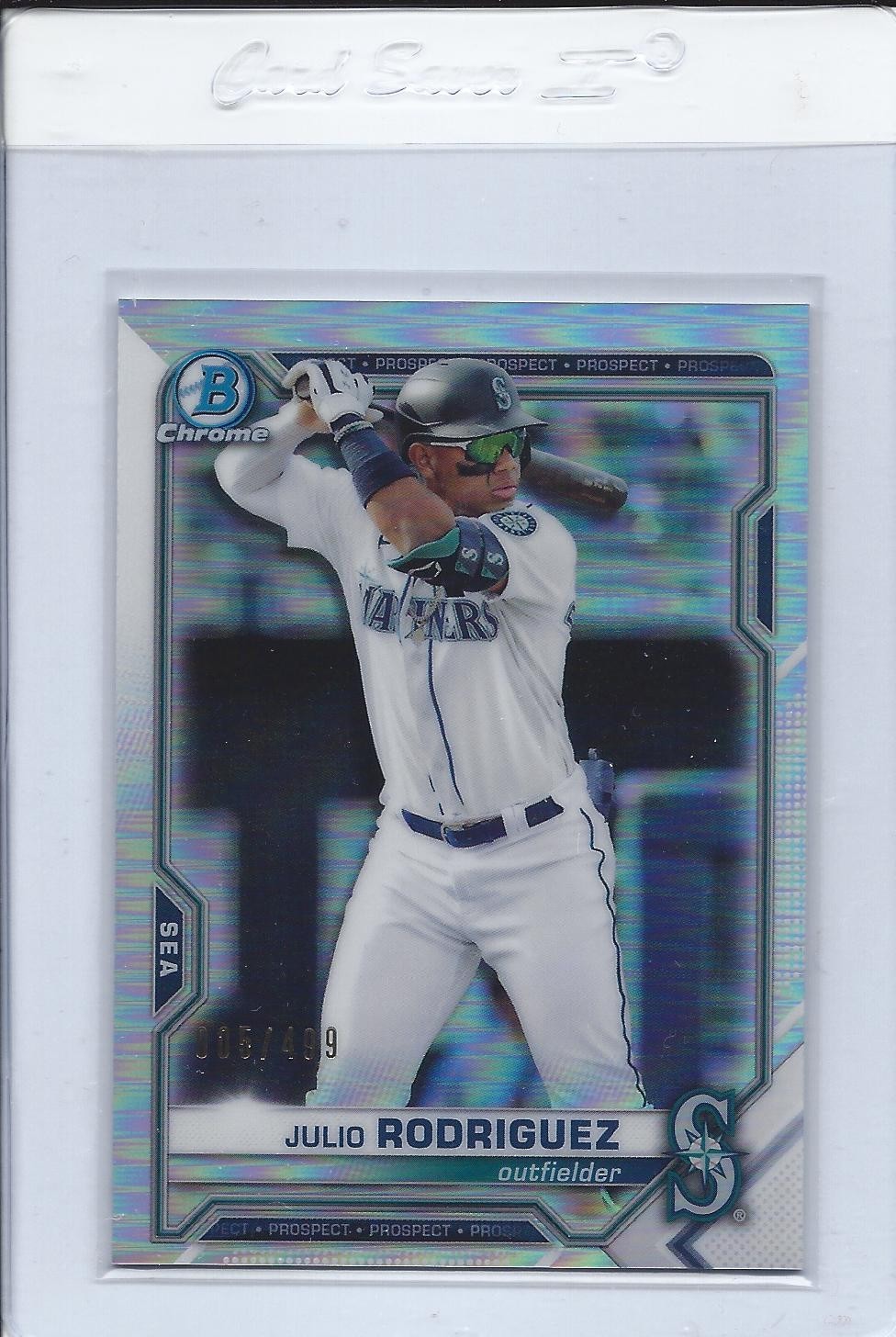 2021 Bowman Chrome Prospects Refractor /499 Julio Rodriguez #BCP-86
