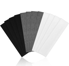 12pcs Breathable Non-Slip Headbands for Women - Summer Black, White, Gray