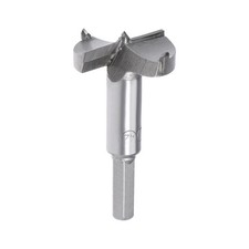 42mm Wood Boring Drill Bit Forstner Hole Saw Carbide Hexagon Shank Cutting Hinge