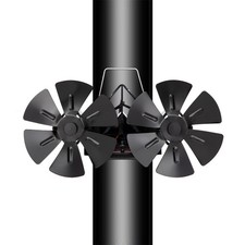 Ventilateurs de po��le Save Space non aliment��s muraux 122��F �� 662��F 1400 tr