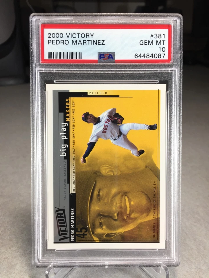 2000 Victory Pedro Martinez #381 - PSA 10 - POP 10 - Boston Red Sox - Image 2 of 3