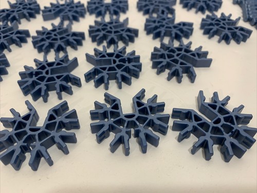 79 METALLIC BLUE CONNECTORS 7-Position Rippin Rocket Knex 35 Rods Standard - Picture 2 of 11
