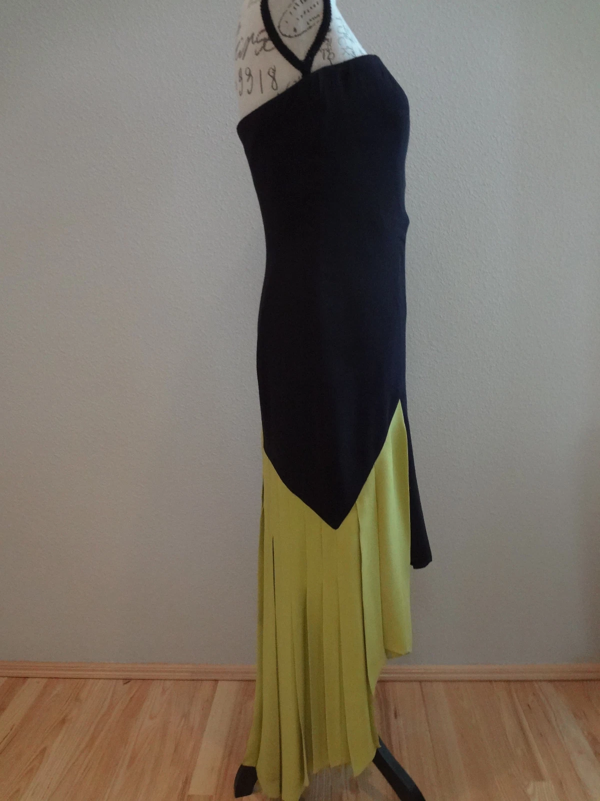 GIANNI VERSACE COUTURE Abito Vintage Asimmetrico in Seta Made in Italy