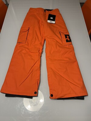 DC Snowboarding Pants - Youth Medium (12) - Orangeade - 10K - Free