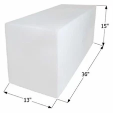 Icon 12727 RV Trailer 30 US gal. Capacity Fresh Water Tank w/ 1/2" Fittings