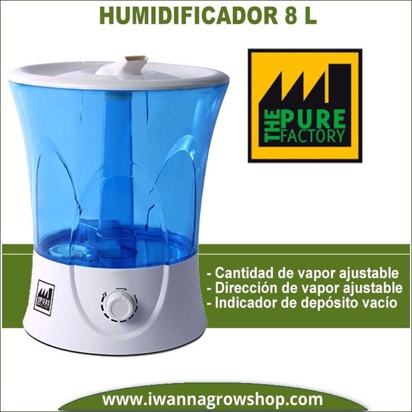 Humidificador Pure Factory por Ultrasonidos / Ultrasonico 300ml/H 8litros