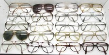 SET of 20 VINTAGE AVIATOR EYEGLASSES FRAMES sport eyewear bulk lot plastic S376