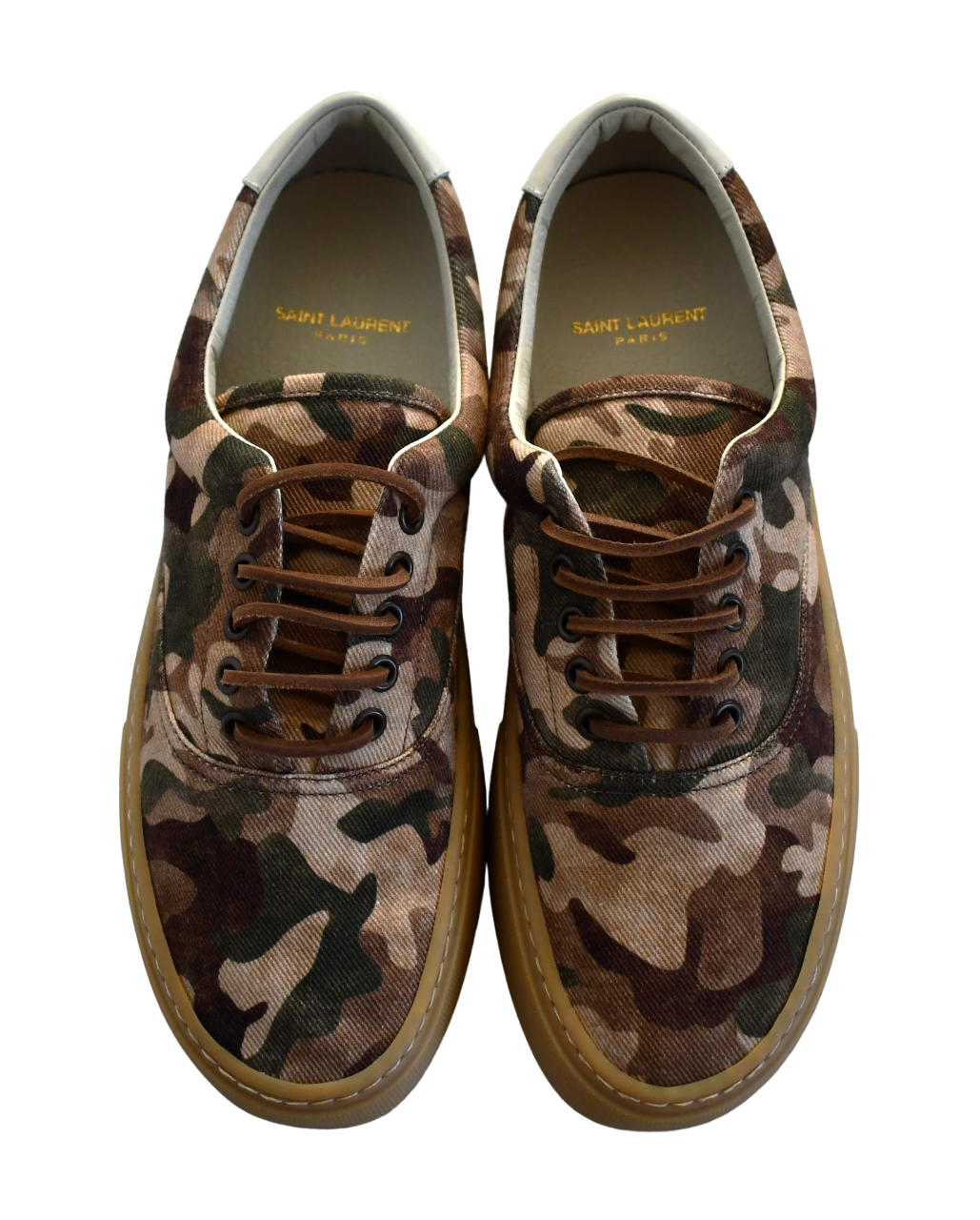 ️Sneakers BASSE originali SAINT LAURENT VENICE CAMO mimetiche TELA EU 41 US 8