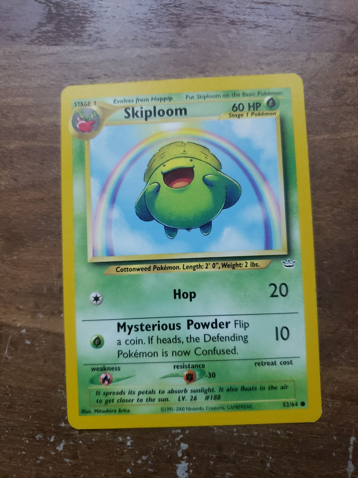 Pokémon TCG Skiploom Neo Revelation 52/64 Regular Unlimited Common