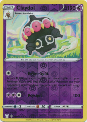 Pokemon - Claydol - 058/163 - Reverse Holo - Battle Styles - Pack Fresh