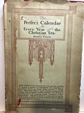 The Perfect Calendar for Every Year of the Christian Era by Henry Fitch - 1927