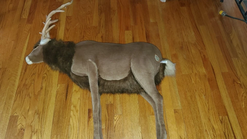 Gorgeous Life Size Hansa Reindeer 37" X 30" Nature Wildlife HandMade Replica - Image 2 of 4