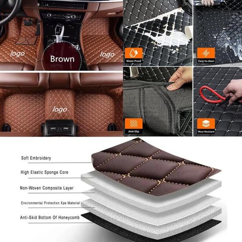 Fit For BMW Z3 Z4 Car Floor Mats Waterproof Carpets Custom Handmade Luxury - Picture 11 of 23