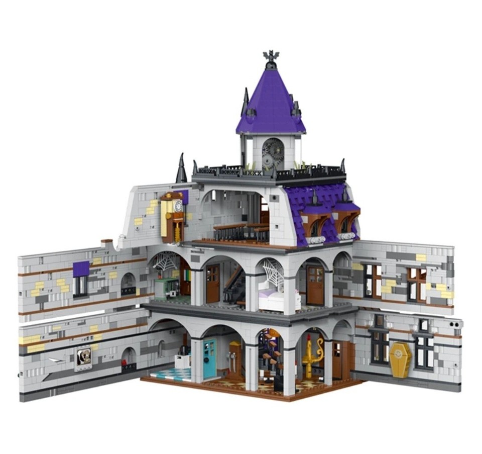 4190PCS Scooby Doo Mystery Mansion Building Blocks FAKE LEGO Led ...