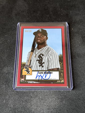 Luis Robert 2021 Topps Tribute 1952 Tribute Auto Autograph Red 04/10