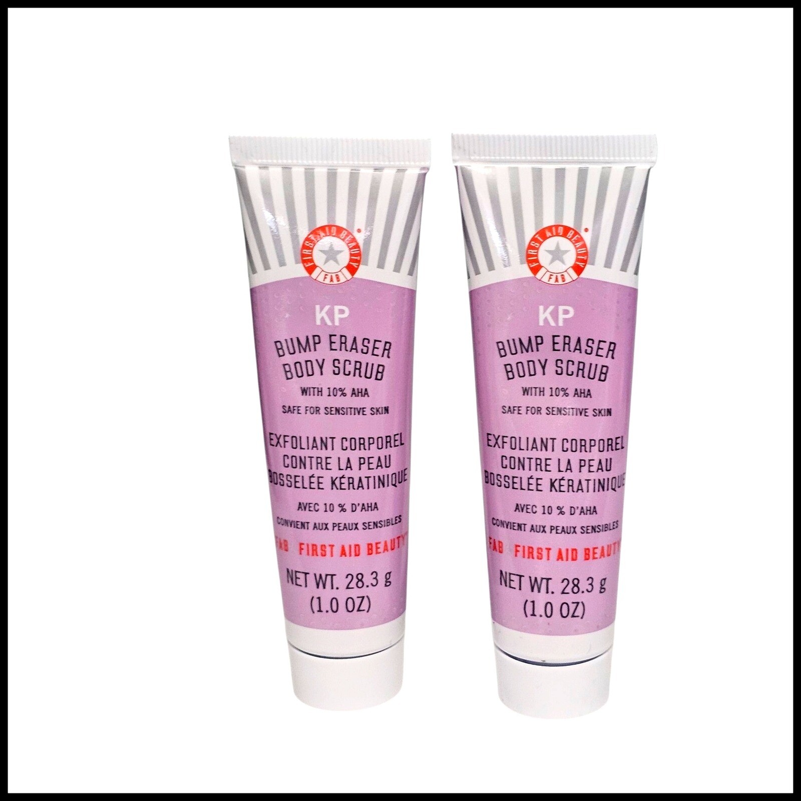 2 x Скраб для тела First Aid Beauty KP Bump Eraser AHA Отшелушивающий для чувствительной кожи 1 унция