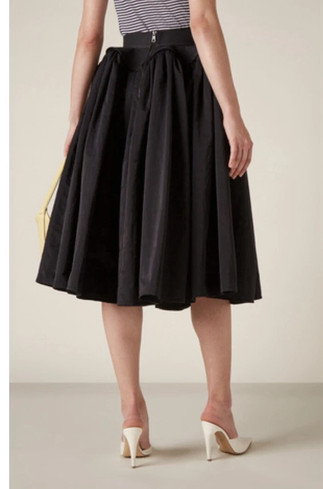 Falda midi de nailon Bottega Veneta Tech Foto 2 de 4