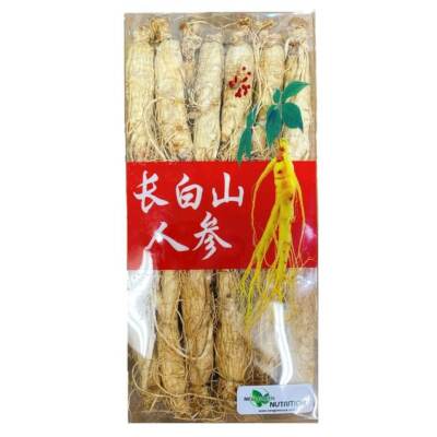 Changbai Mountain Premium Dried White Ginseng Root (1lb Gift Box)