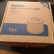 Hopelife Nano True Hepa H13 Lever Filter 1 Pack Compatible With Levoit Core Mini