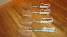 SET of 2 Adjustable Men/Women Cedar Wood Shoe Travel Tree Stretchers  T12-13