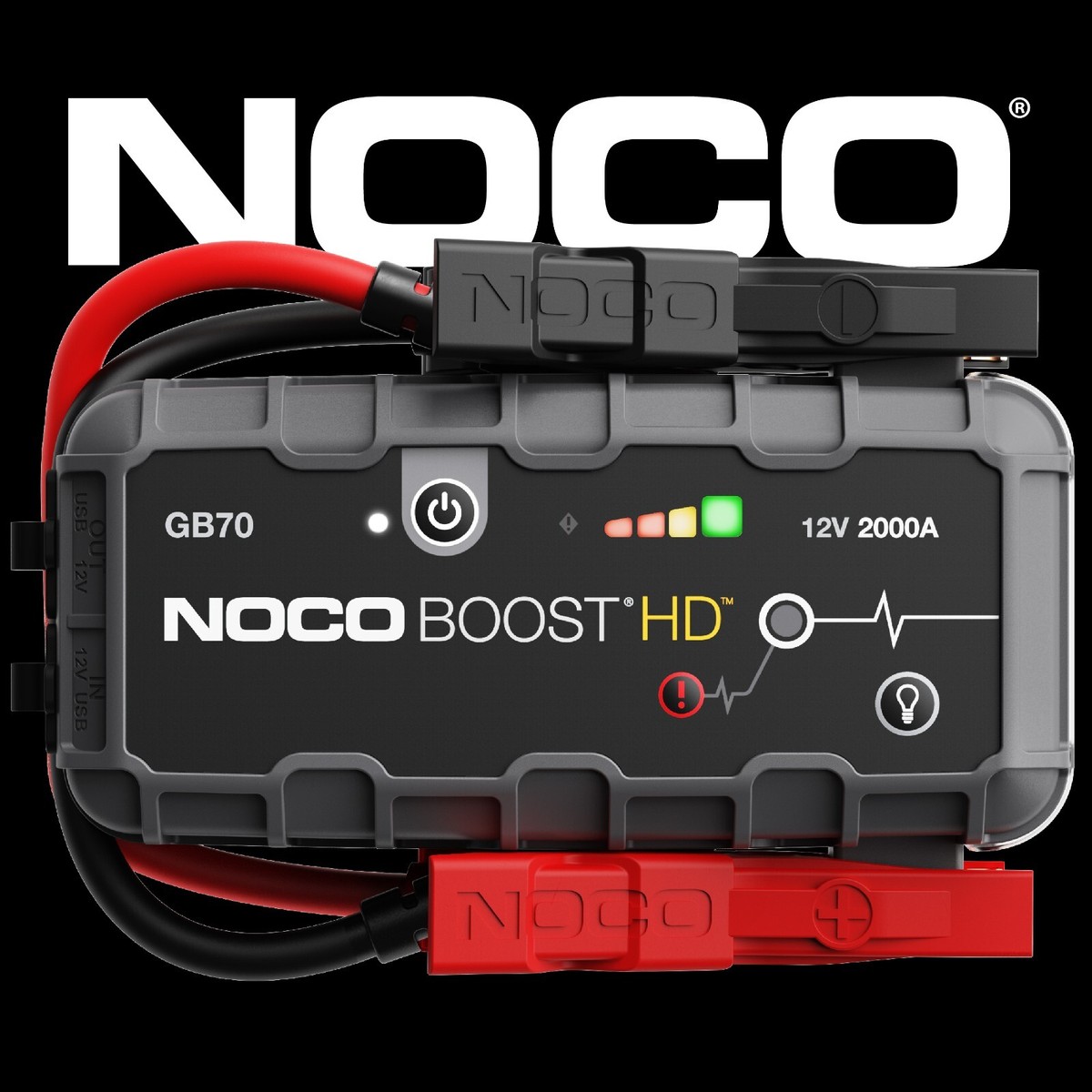 NOCO Boost HD GB70 2000A 12V UltraSafe Portable Lithium