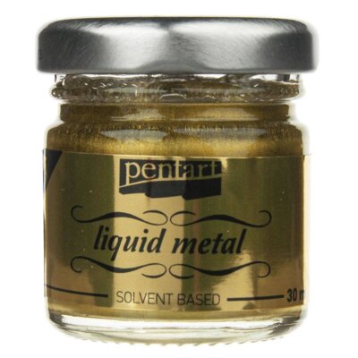 PENTART - Liquid metal - Flüssigmetall - Antikgold