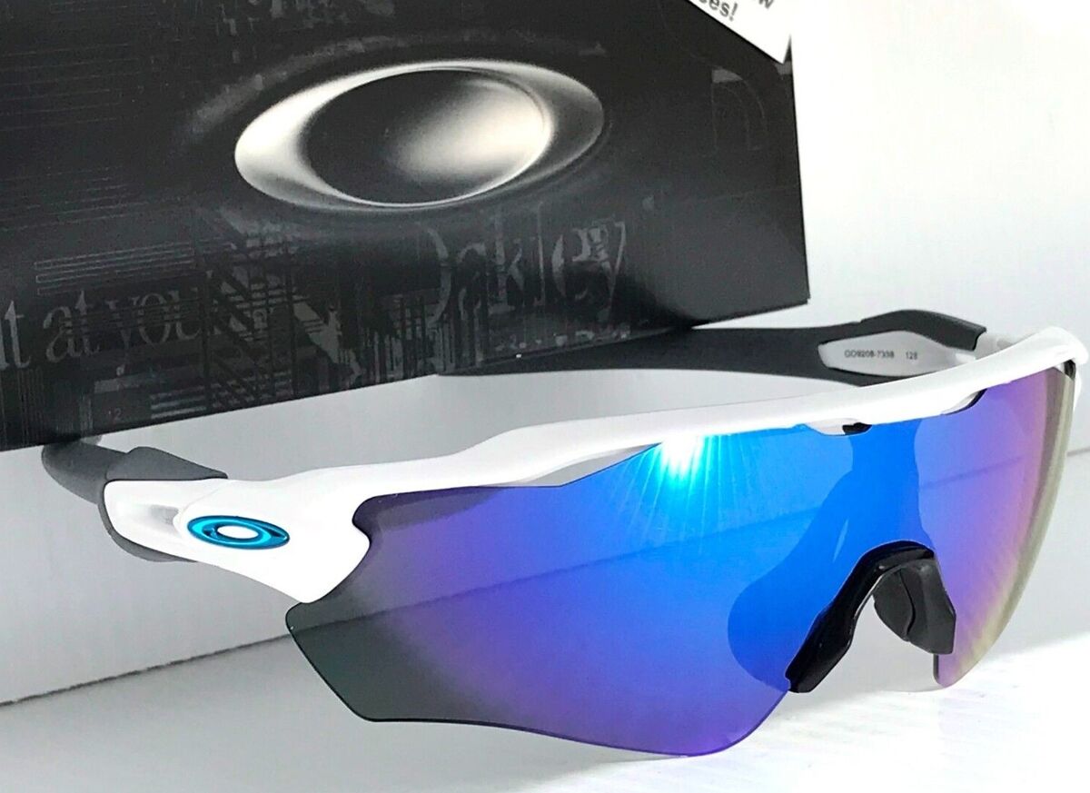 Radar® EV Path® Prizm Sapphire Lenses, Polished White Frame Sunglasses