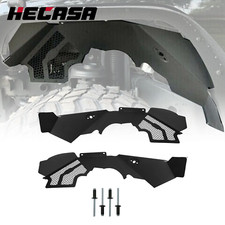 Front Aluminum Inner Fender Liners Black For Jeep Wrangler Jk Jku 2007-2018 New