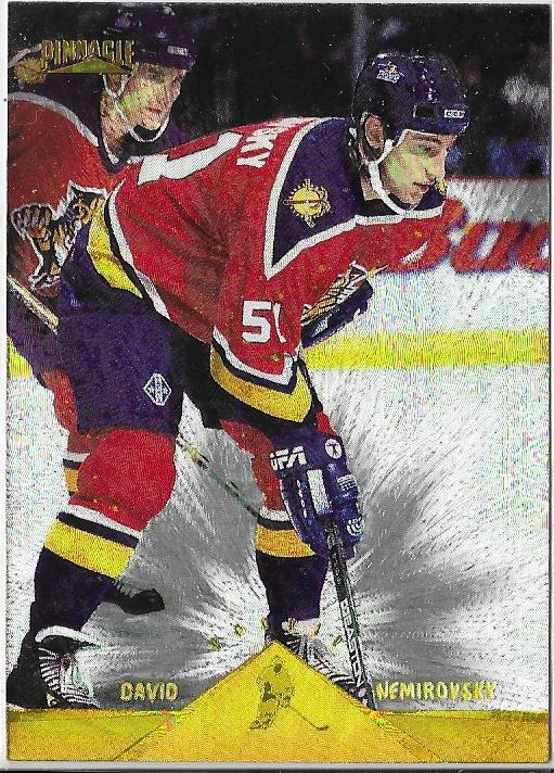 1996-97 Pinnacle DAVID NEMIROVSKY Rink Collection parallel card #236