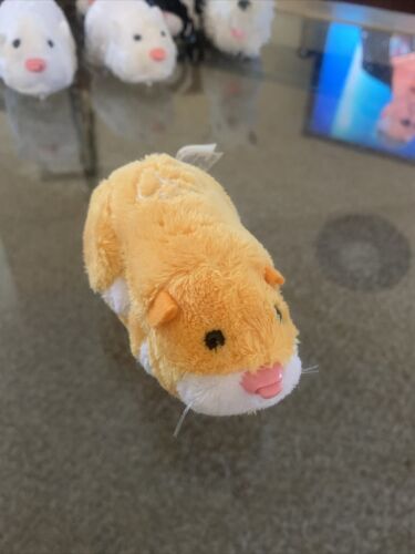 Cepia Zhu Zhu Pets 2008 Nugget Yellow Orange Hamster Animated Talking Moving - Picture 1 of 9