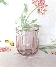 Kate Spade Park Circle Rose Tea Double Old Fashion Glasses ~~ Set of 4