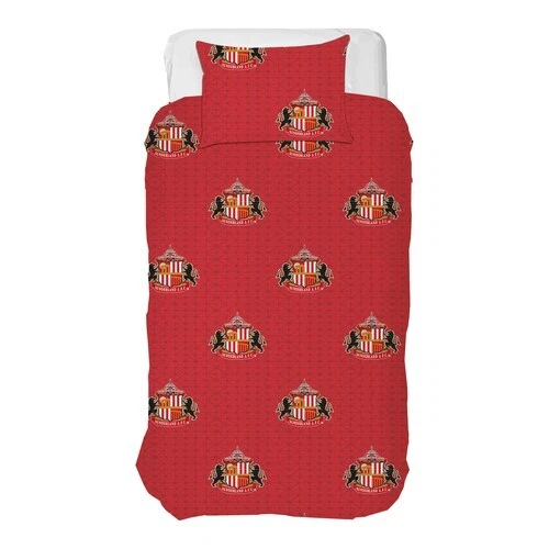 Sunderland Fanatics Football Bedding Bed Duvet Set Adult
