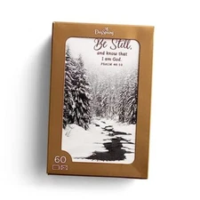 DaySpring - Black and White Christmas Classics - 60 Bulk Christmas Boxed Cards 