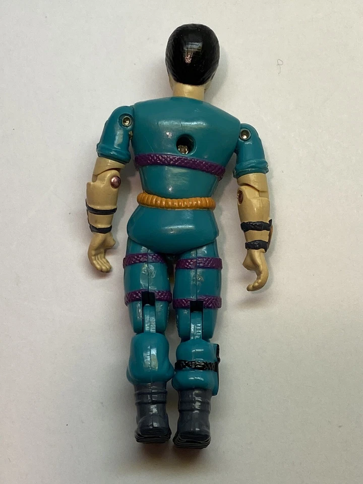 Boneco de ação The Corps Night Lazer azul-petróleo roxo laranja 3,75" (Lanard) escala 1:18 - Imagem 3 de 4