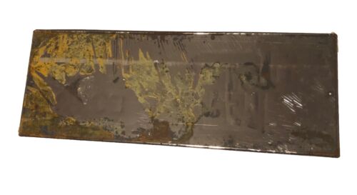 Vintage 1974 Clover Leaf Ammonia Borax Soap Tin Metal Embossed Sign Made In USA - Picture 2 of 12