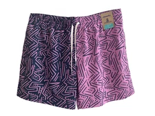 Chubbies Mens 5.5" Lined Swim Trunks XXL Inverse Dark Marzipans NWT