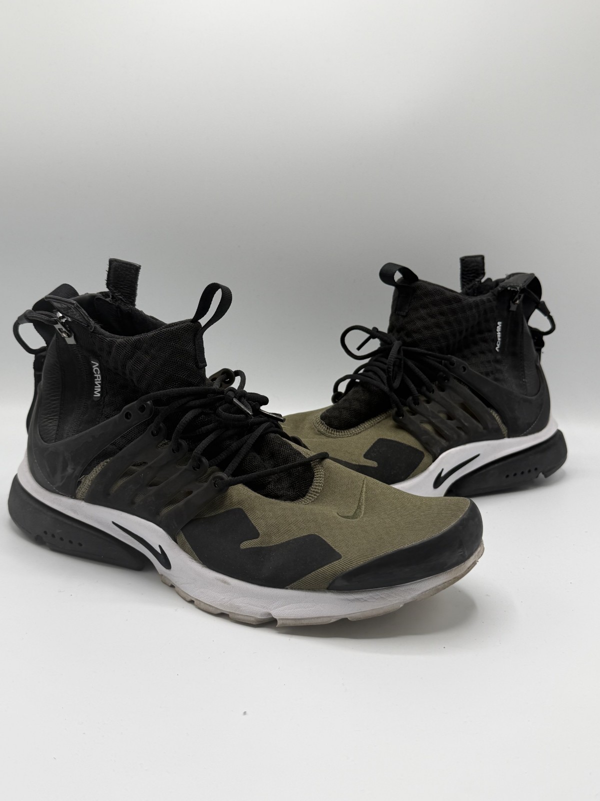 Nike Air Presto Acronym Olive Camo 844672-200 Mens XL Size 12-13 No Box