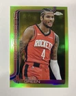 2025 Topps Chrome Basketball Yellow Refractor Jalen Green #58