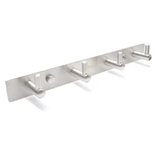 Key Holder Wall Mounted Coat Hook Rack Brushed Nickel 10.6-Inch with 4 Key Ho...