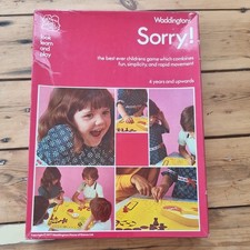 Vintage Sorry! Board Game - Waddingtons 1977 - Look Learn Play Age 4+ - Complete