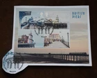 GB 2014 British Piers m/s, On Piece, Used Stamps, ex FDC
