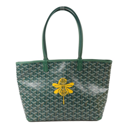 GOYARD SHW Artois PM Tote Bag Coated Canvas Green