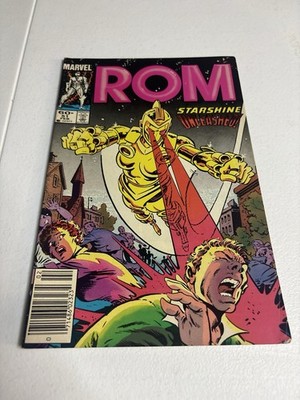 vintage Rom: Spaceknight #51 comic February 1984