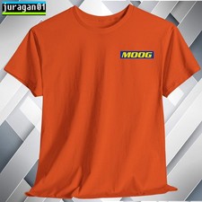 Moog Parts T-Shirt Logo Black/Gray/Blue/Red/White/Chocolate S to 5XL Made in USA