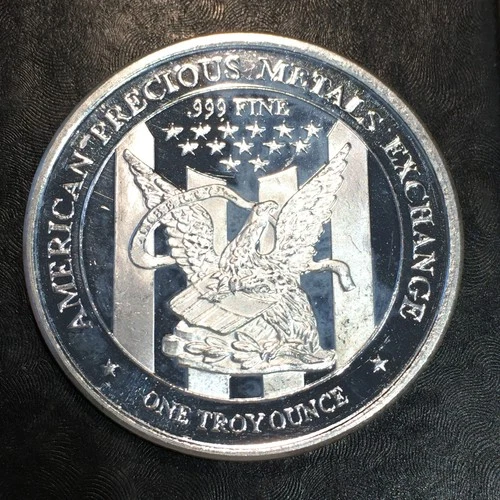 1 oz Silver Bullion APMEX EAGLE with RIBBON We COMBINE SHIPPING #R833