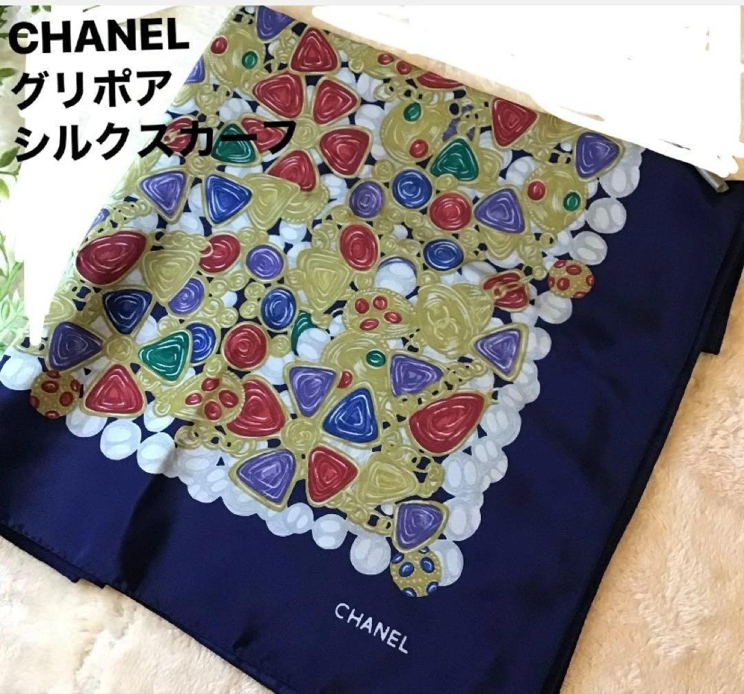 CHANEL Silk Scarves & Wraps Multicolor for Women for sale | eBay