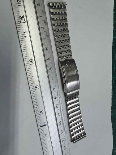 Omega1193 Steel Watch Bracelet With 15 cm 18 mm 716 Endlinks - Picture 16 of 19