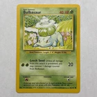 4th Print Base Set Bulbasaur 44/102 Common Pokemon Card Near Mint - VLP - dd