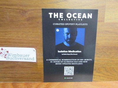 Photopostkarte / Flyer Curated Spotify Playlist Isolation Medication The Ocean C