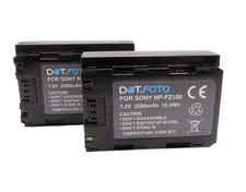 2x NP-FZ100 Battery for Sony A1 A7III A7IV A7CII A7CR A7RIII A7RIV A7SIII A9II